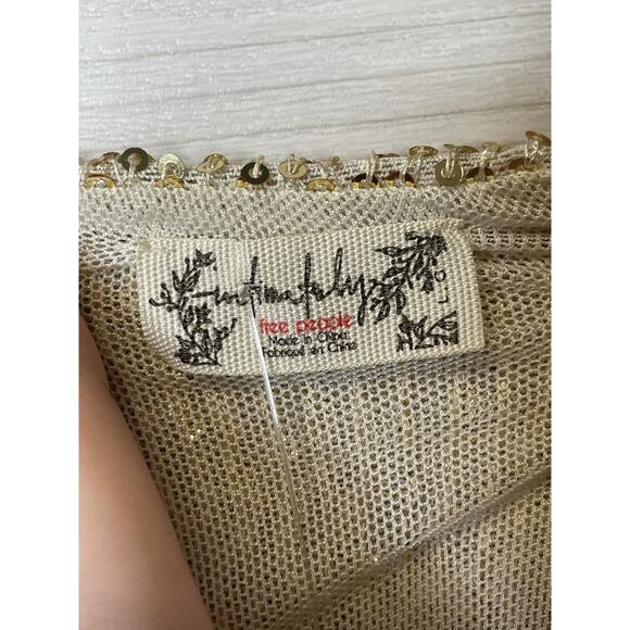 Free People Gold Sequin Bodysuit - Picture 5 of 10